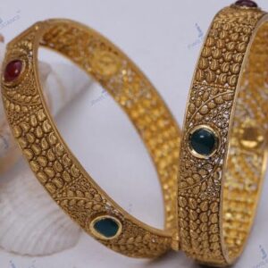 22K(916)Gold Ladies Kalkatti Fancy Bangles
