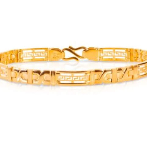 22k(916)Gold Gents Plain Bracelet