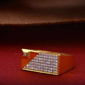 22k(916)Fancy Gents Diamond Ring