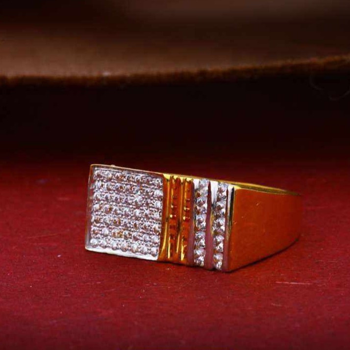 22k(916) Fancy Gents Diamond Ring