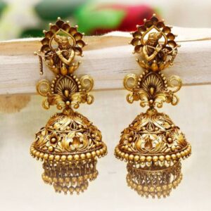 22k(916) Antique  Krishna Temple Tops