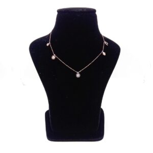 Pure silver pendant chain for women adjustable in size