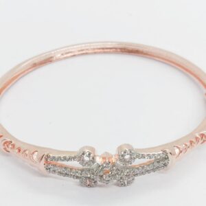 Sterling silver ladies bracelet in two tone