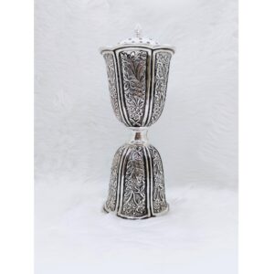 Pure silver peekdaan in antique nakashi by maanniya