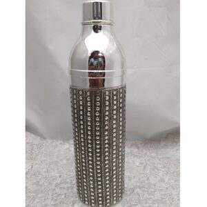 92.5 Pure Stylish Silver Bottle In Fine Antique Carvings Po-243-05