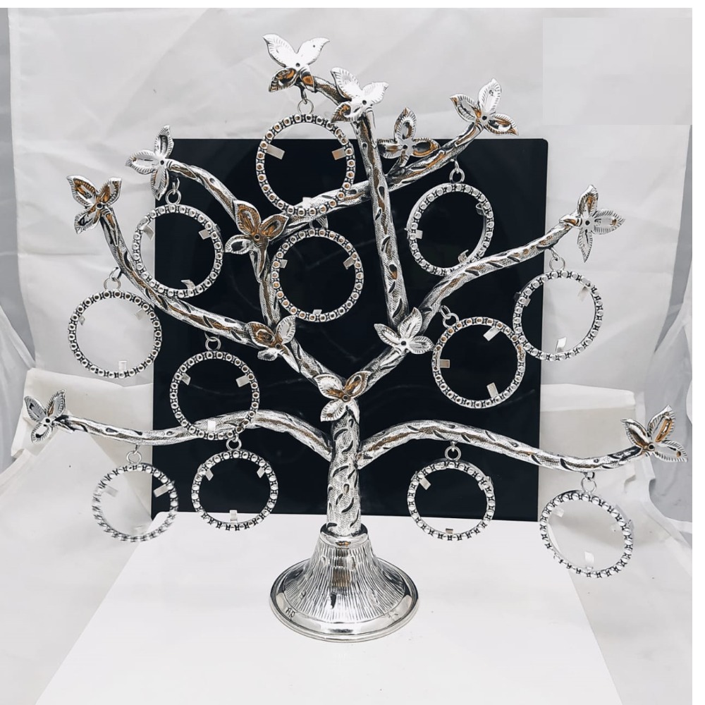 925 pure silver antique table top photo frame po-298-02