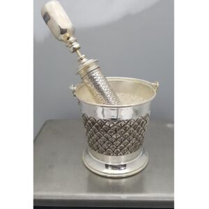 925 pure silver antique balti and pichkari set PO-309/307-02