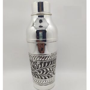 92.5 Pure Stylish Silver Bottle In Fine carving PO-243-08