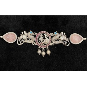 92.5% Pure Silver Compact Temple Choker PO-216-71