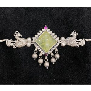 92.5% Pure Silver Compact Temple Choker PO-216-64