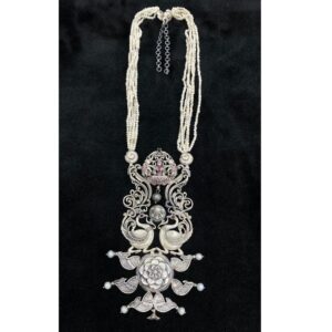 92.5% Pure Silver Compact Temple Choker PO-216-62