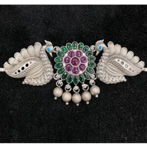 92.5% Pure Silver Compact Temple Choker PO-216-54