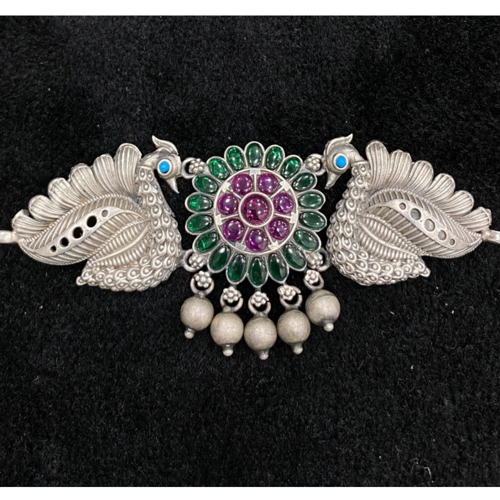 92.5% Pure Silver Compact Temple Choker PO-216-54