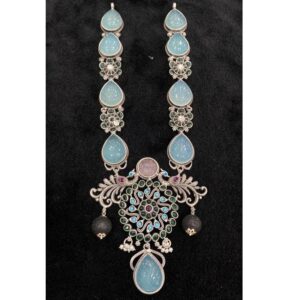 92.5% Pure Silver Compact Temple Choker PO-216-49