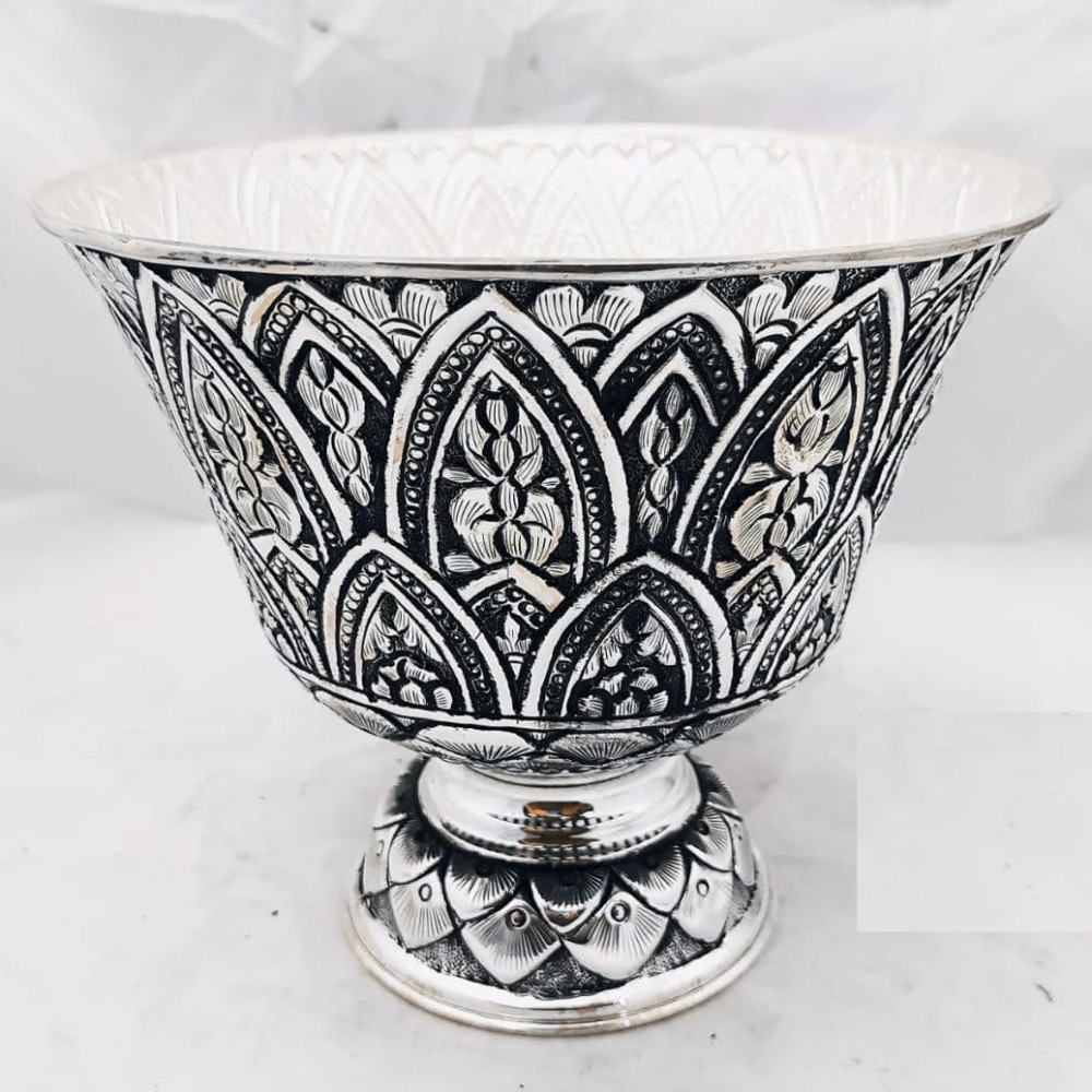 925 Pure Silver Designer Fruit & Flower Basket PO-162-20