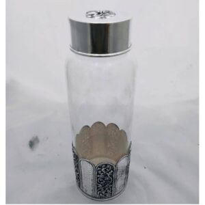 925 Pure Stylish Silver Bottle In Fine Antique carving PO-243-05