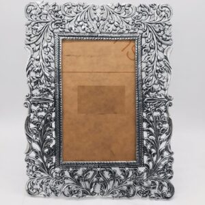 Pure Silver Photo Frame In Antique Nakashii work PO-171-30