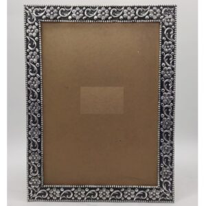 Pure Silver Photo Frame In Antique Nakashii work PO-171-26