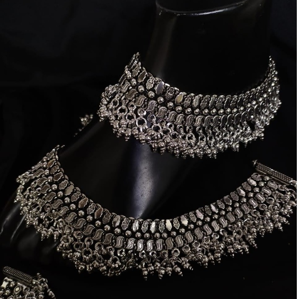 925 Pure Silver Antique Payal Handmade PO-208-25