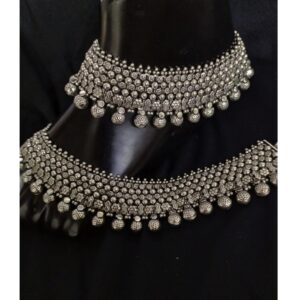 925 Pure Silver Antique Payal Handmade PO-208-24