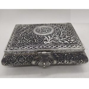 92.5 Pure Silver Dry Fruit Box in Fancy Shape PO-147-18
