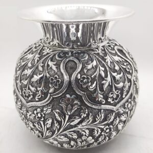 925 Pure Silver Lota Kalash In Fine Nakashii Work PO-168-09