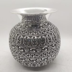 925 Pure Silver Lota Kalash In Fine Nakashi work PO-168-08