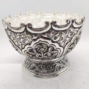 925 Pure Silver Designer Fruit & Flower Basket PO-162-16