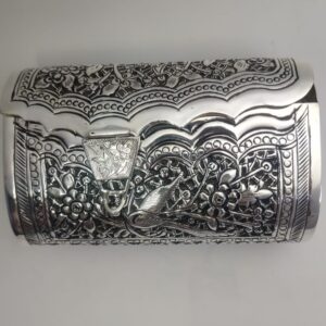 925 Pure Silver Ladies Clutch In Fine Nakashii work pO-164-25