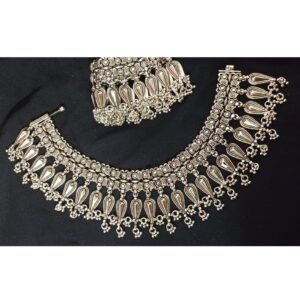 925 pure silver antique payal handmade po-208-17