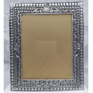 925 Pure Silver Photo Frame In Antique Nakashii work PO-171-21