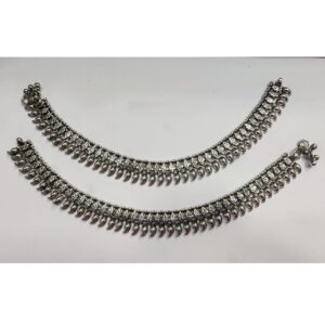 Pure Silver Antique Payal Handmade PO-208-11