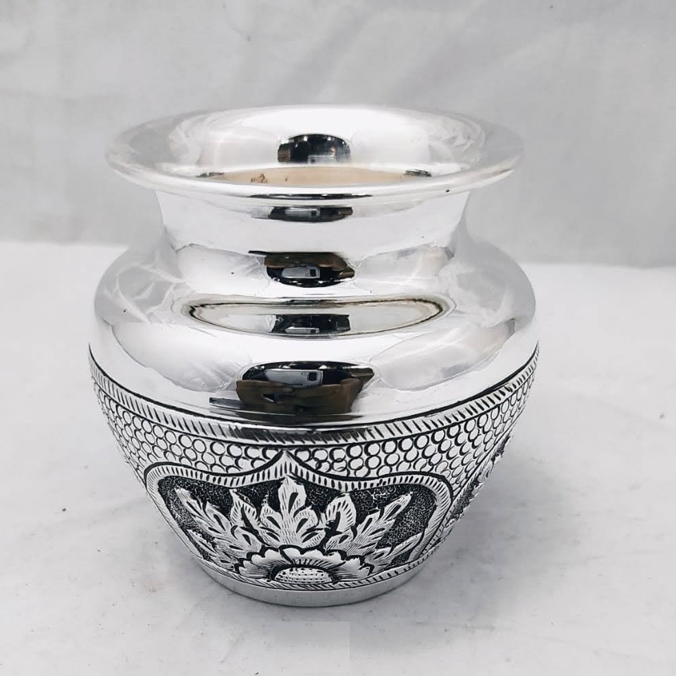 925 pure silver kalash in light weight and fine nakashi po-165-07