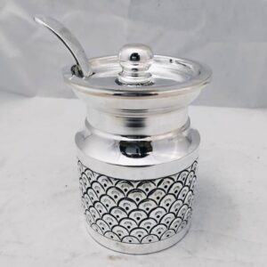 925 Pure Silver Ghee Dani (Designer And Antique Carvings) PO-244-01