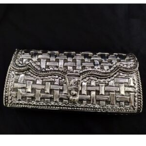 925 pure silver ladies clutch in fine nakashii po-164-13