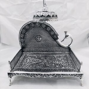 92.5 Pure Silver  Antique Singhasan PO - 141-21