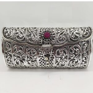 925 pure silver ladies Stylish Clutch in fine nakashii pO-164-06