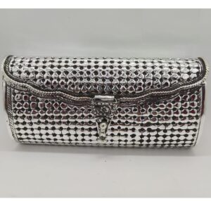 925 pure silver ladies clutch in fine nakashii po-164-05