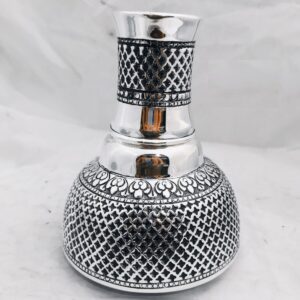 925 pure silver stylish kunja surayi set with glass pO-311-03