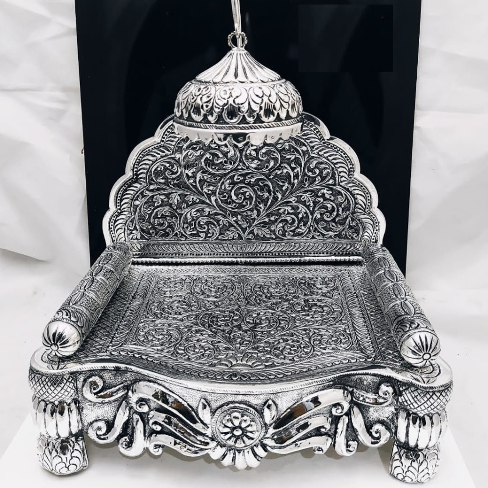 92.5 pure silver antique Solid singhasan In Fine Nakashii pO-141-08