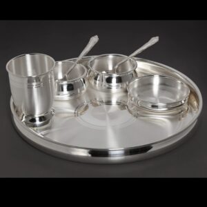 92.5 pure silver Fancy Shape Dinner Set In High Finishing PO-155-01