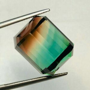 40ct bi-color tourmaline