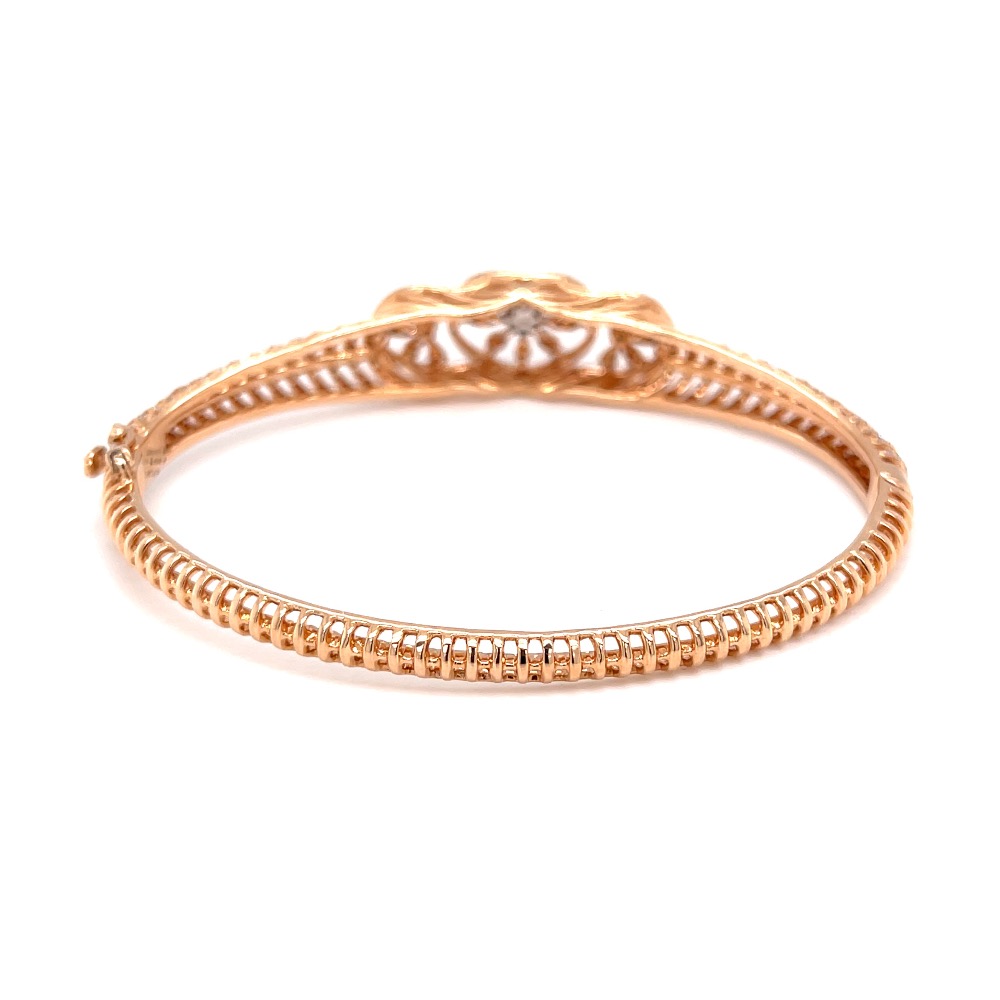 Fancy diamond bracelet for casual everyday wear in hallmark gold - Image 5