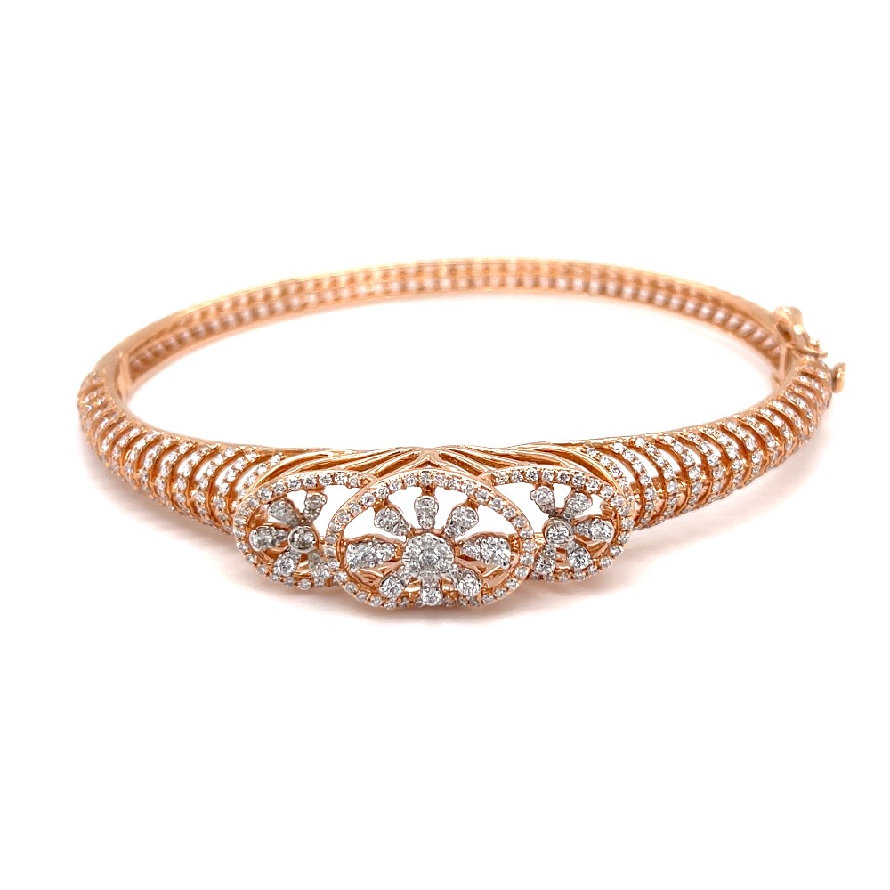 Fancy diamond bracelet for casual everyday wear in hallmark gold