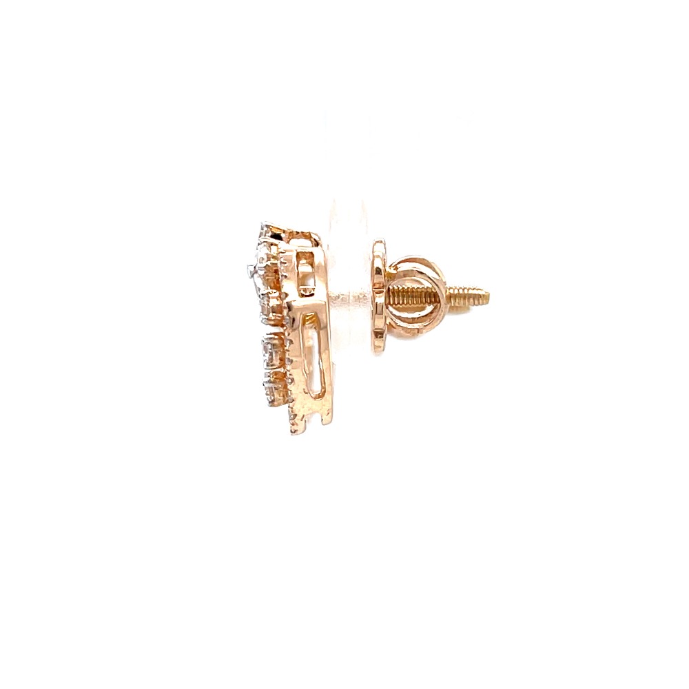 Schick diamond stud with pear flower as motif - Image 4