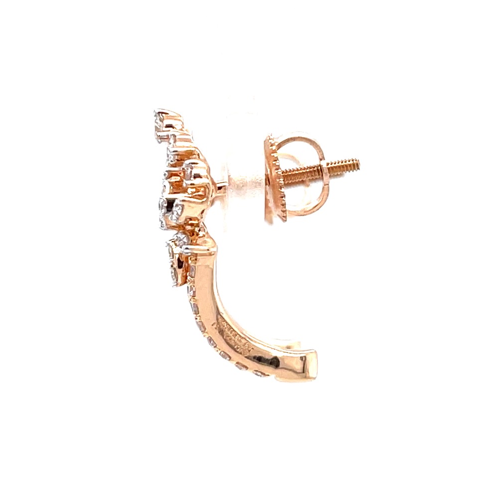 Diamond bali in prong & micro pave set in premium quality diamonds - Image 4