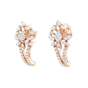 Diamond bali in prong & micro pave set in premium quality diamonds