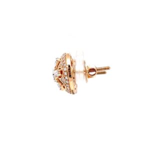 Traditional buty with fancy pear marquise diamonds in rose gold