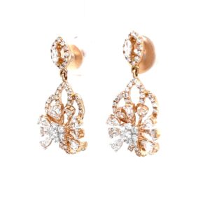 Latkan with flower using marquise pear and round diamonds 0top104