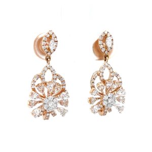 Latkan with flower using marquise pear and round diamonds 0top104